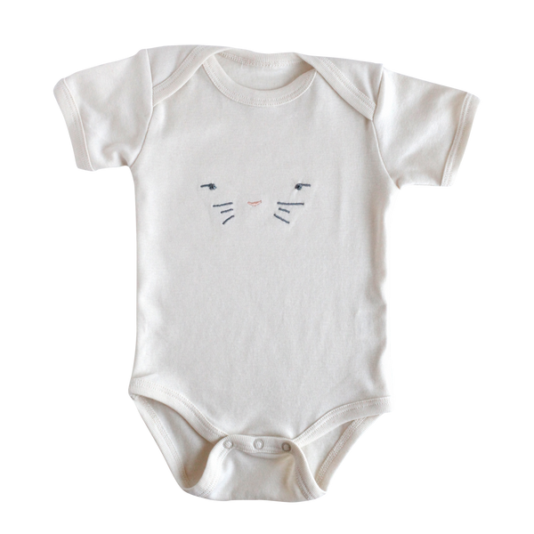 Embroidered Cat Bodysuit - www.elliefunday.com